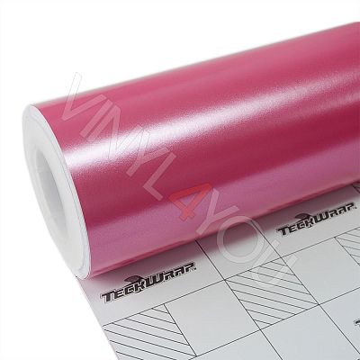 Пленка Металлик розовый TeckWrap - Coral Pink - ECH08