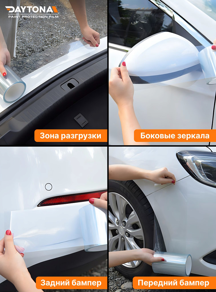 Полиуретановая защитная лента DAYTONA PPF S300 ширина 5см (длина 5 м)