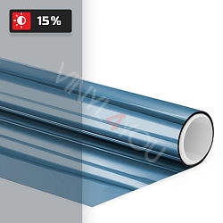 Зеркальная тонировочная пленка SHG SILVER/BLUE 15% Carbon
