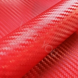 Пленка Красный карбон 3D